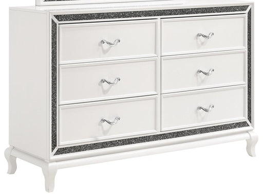 New Classic Furniture Park Imperial 6 Drawer Dresser in White - Big's Furniture (NV) - Multi Location