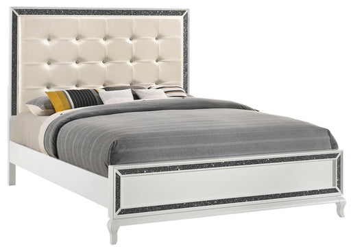 New Classic Furniture Park Imperial King Bed in White - Big's Furniture (NV) - Multi Location