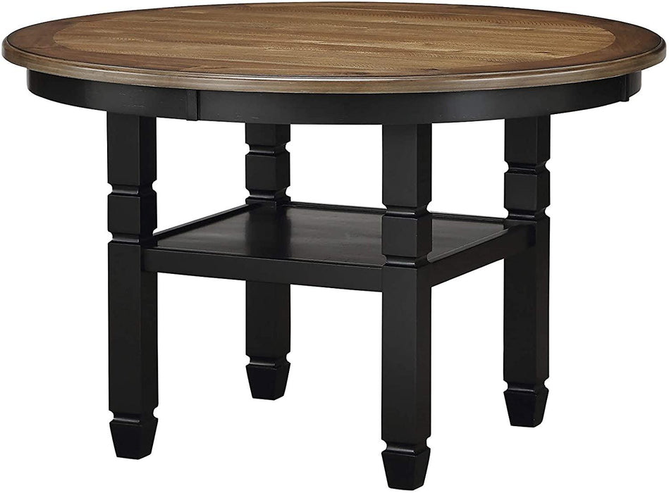New Classic Furniture Prairie Point 47" Round Dining Table in Black - Big's Furniture (NV) - Multi Location