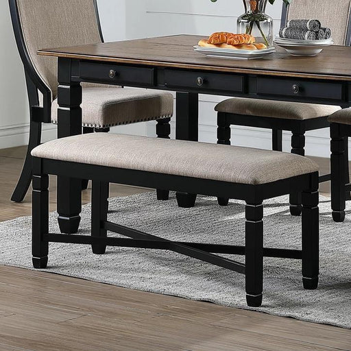 New Classic Furniture Prairie Point Dining Bench in Black - Big's Furniture (NV) - Multi Location