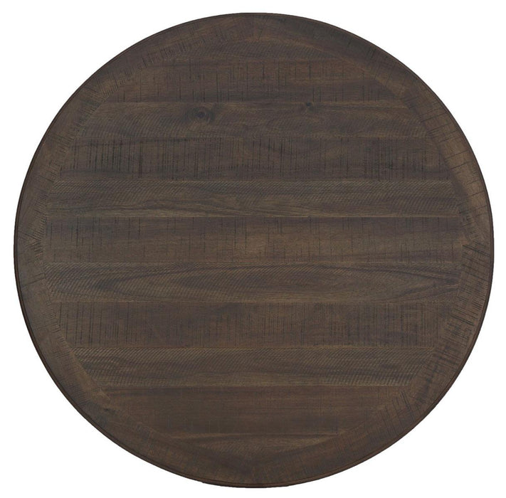 New Classic Furniture Prairie Point Round Counter Height Table in Black - Big's Furniture (NV) - Multi Location