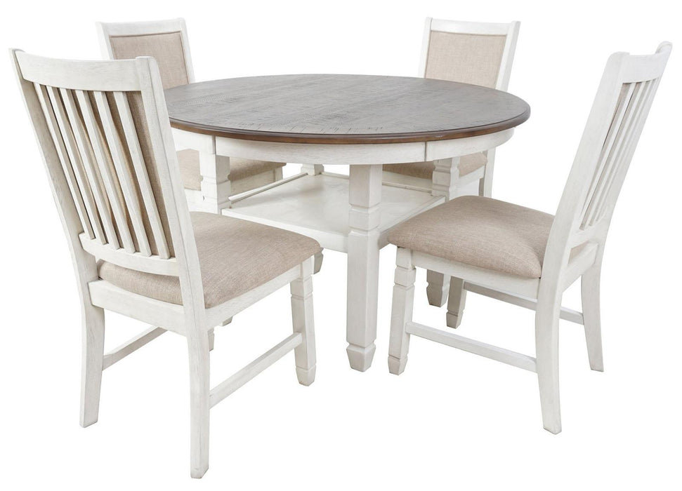 New Classic Furniture Prairie Point Side Chair in White (Set of 2) - Big's Furniture (NV) - Multi Location
