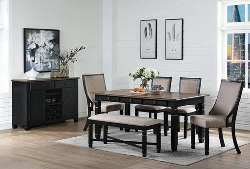New Classic Furniture Prairie Point Server in Black - Big's Furniture (NV) - Multi Location