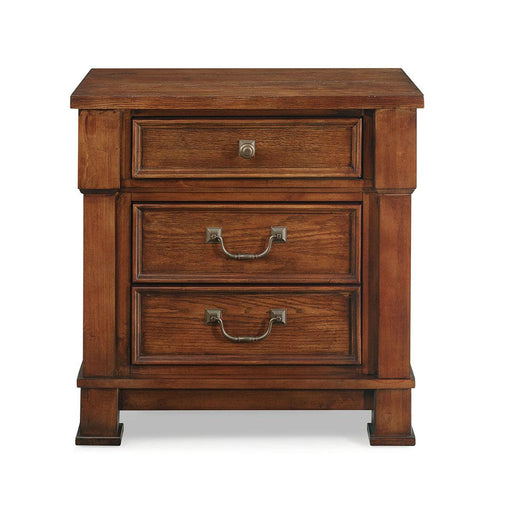 New Classic Furniture Providence 3 Drawer Nightstand in Dark Oak - Big's Furniture (NV) - Multi Location