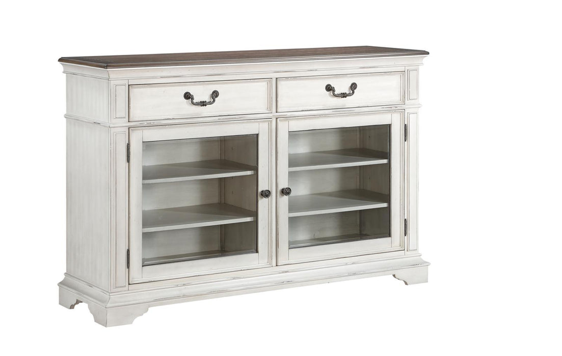 New Classic Furniture Anastasia Server in Antique Bisque - Big's Furniture (NV) - Multi Location