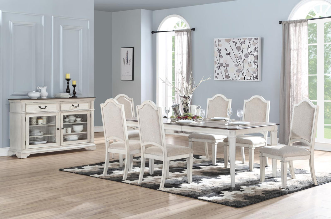 New Classic Furniture Anastasia Side Chair in Antique Bisque (Set of 2) - Big's Furniture (NV) - Multi Location