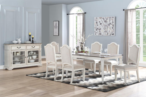 New Classic Furniture Anastasia Rectangular Dining Table in Antique Bisque - Big's Furniture (NV) - Multi Location