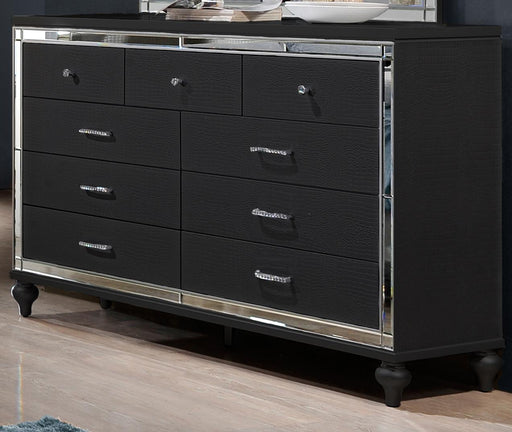 New Classic Furniture Valentino 9 Drawer Dresser in Black - Big's Furniture (NV) - Multi Location
