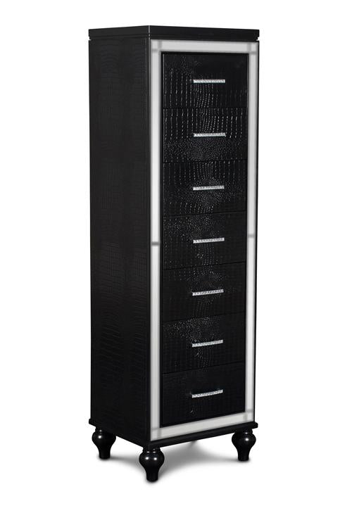 New Classic Furniture Valentino Lingerie Chest in Black - Big's Furniture (NV) - Multi Location