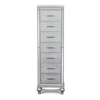 New Classic Furniture Valentino Lingerie Chest in Silver - Big's Furniture (NV) - Multi Location