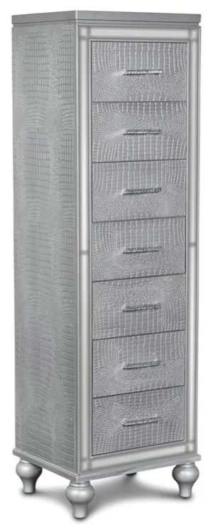 New Classic Furniture Valentino Lingerie Chest in Silver - Big's Furniture (NV) - Multi Location