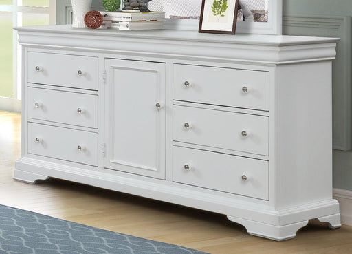 New Classic Furniture Versaille 6 Drawers Dresser in White - Big's Furniture (NV) - Multi Location