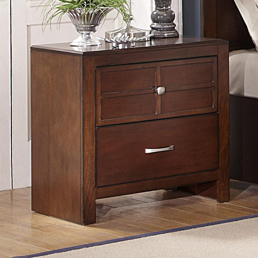 New Classic Kensington 2 Drawer Nightstand in Burnished Cherry - Big's Furniture (NV) - Multi Location