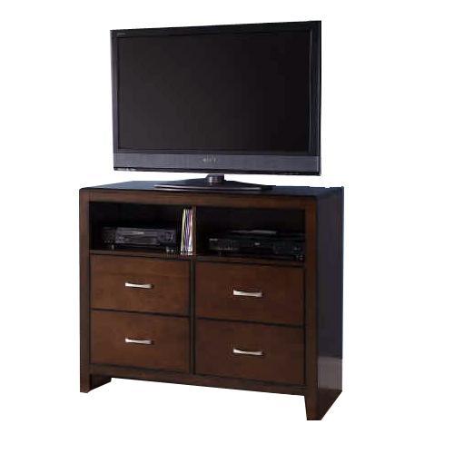 New Classic Kensington 4 Drawer Media Chest in Burnished Cherry - Big's Furniture (NV) - Multi Location