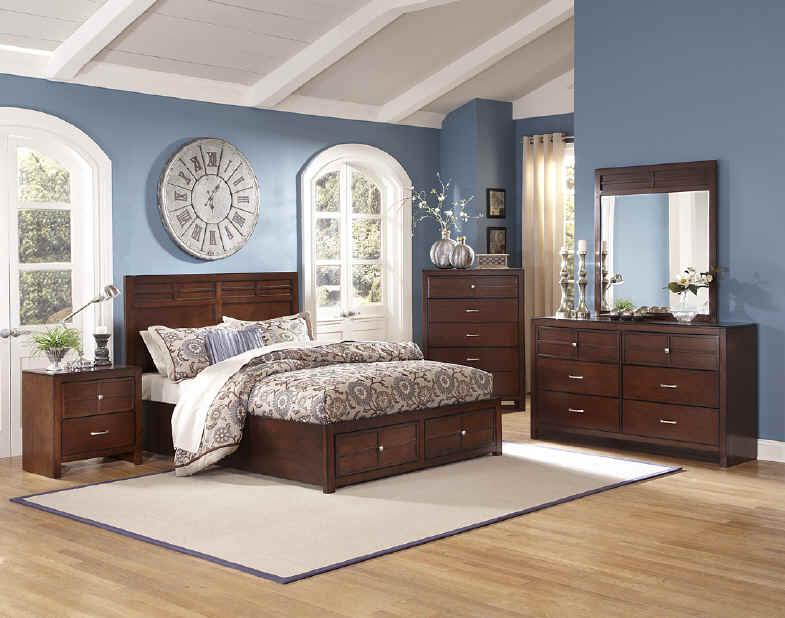 New Classic Kensington Mirror in Burnished Cherry - Big's Furniture (NV) - Multi Location