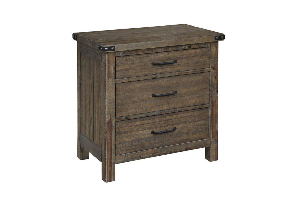 New Classic Furniture Galleon Nightstand in Weathered Walnut - Big's Furniture (NV) - Multi Location