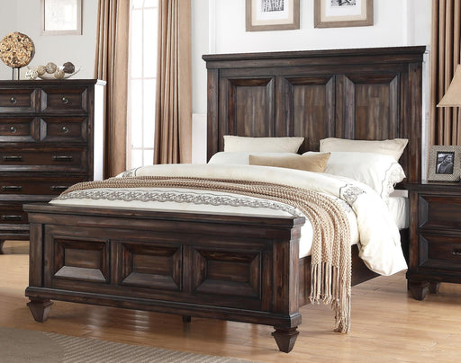 New Classic Sevilla Cal King Bed in Walnut - Big's Furniture (NV) - Multi Location