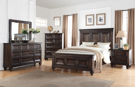 New Classic Sevilla Cal King Bed in Walnut - Big's Furniture (NV) - Multi Location