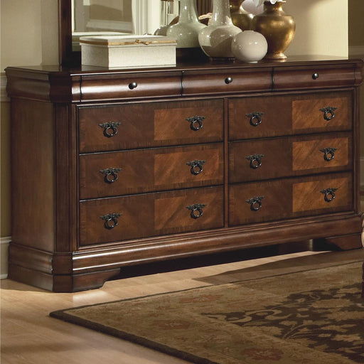 New Classic Sheridan Dresser in Burnished Cherry - Big's Furniture (NV) - Multi Location