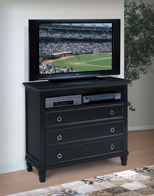 New Classic Tamarack 3-Drawer Media Chest in Black - Big's Furniture (NV) - Multi Location