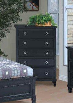 New Classic Tamarack 5-Drawer Chest in Black - Big's Furniture (NV) - Multi Location