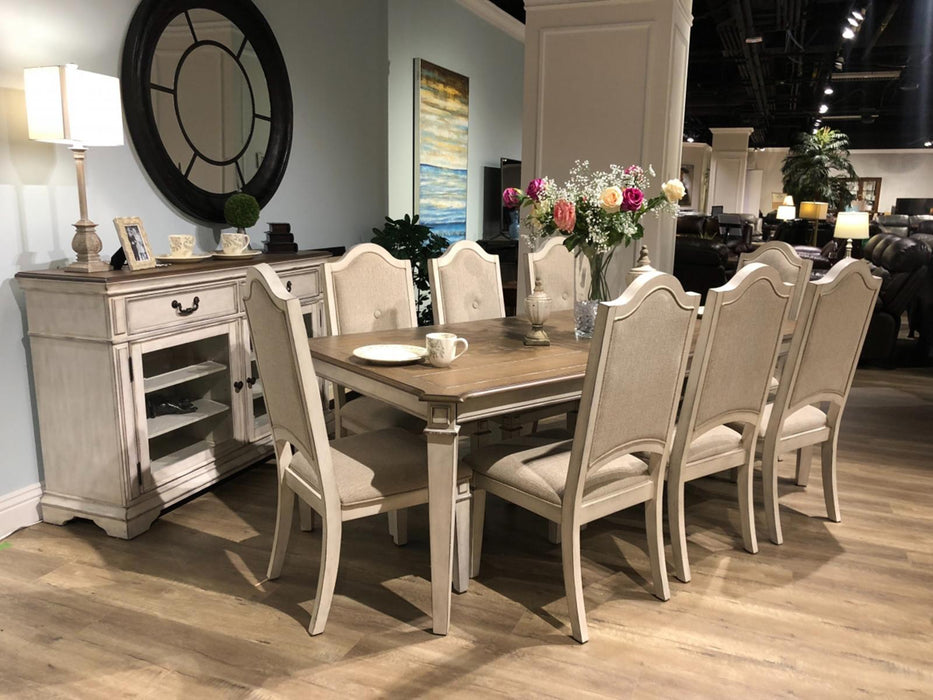 New Classic Furniture Anastasia Side Chair in Antique Bisque (Set of 2) - Big's Furniture (NV) - Multi Location