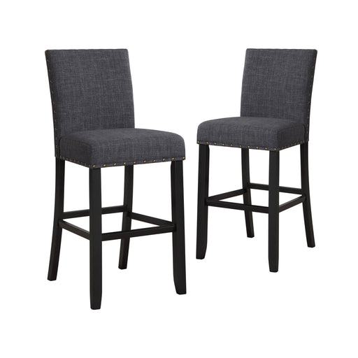 CRISPIN GRANITE GRAY BAR CHAIR- (2/Ctn) - Big's Furniture (NV) - Multi Location