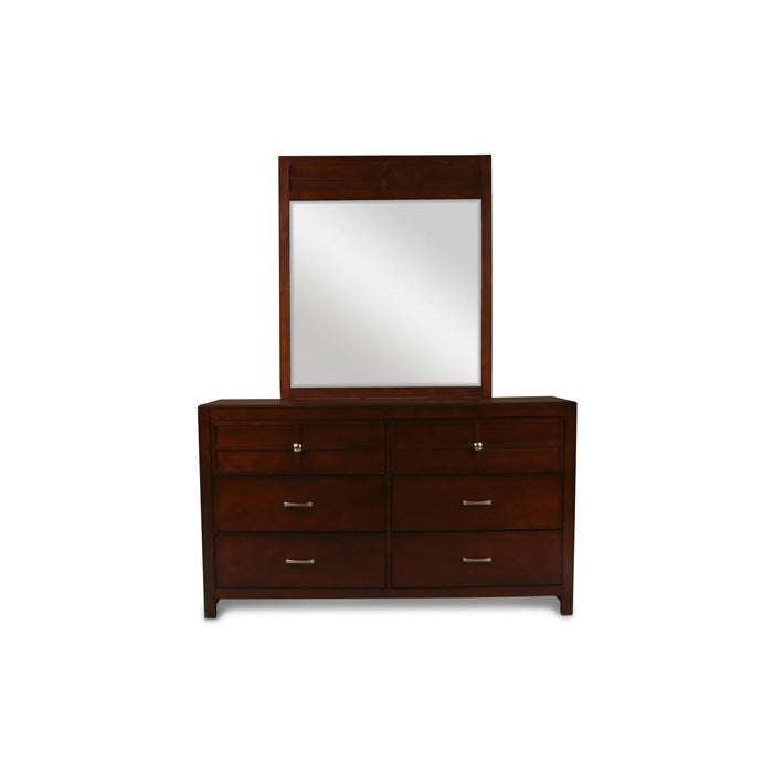 KENSINGTON MIRROR- BURNISHED CHERRY - Big's Furniture (NV) - Multi Location