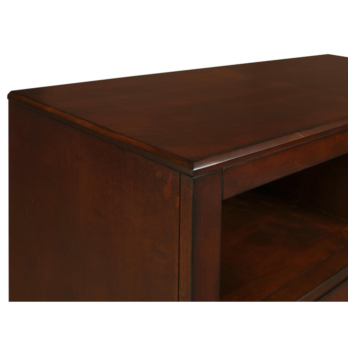 KENSINGTON MEDIA CHEST- BURNISHED CHERRY - Big's Furniture (NV) - Multi Location