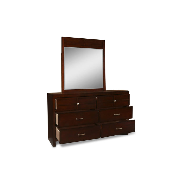 KENSINGTON MIRROR- BURNISHED CHERRY - Big's Furniture (NV) - Multi Location