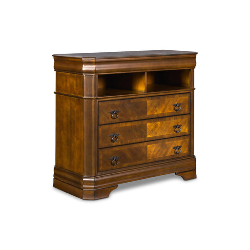 SHERIDAN MEDIA CHEST- BURNISHED CHERRY - Big's Furniture (NV) - Multi Location