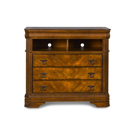SHERIDAN MEDIA CHEST- BURNISHED CHERRY - Big's Furniture (NV) - Multi Location