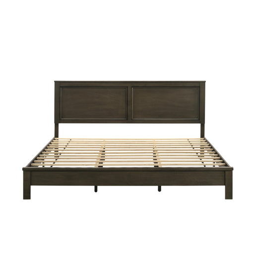 ARIES 5/0 Q PANEL BED-HB/FB/RAILS-GRAY - Big's Furniture (NV) - Multi Location