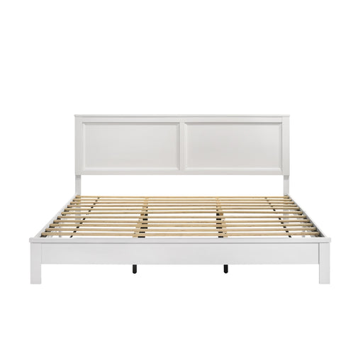 ARIES 5/0 Q PANEL BED-HB/FB/RAILS-WHITE - Big's Furniture (NV) - Multi Location