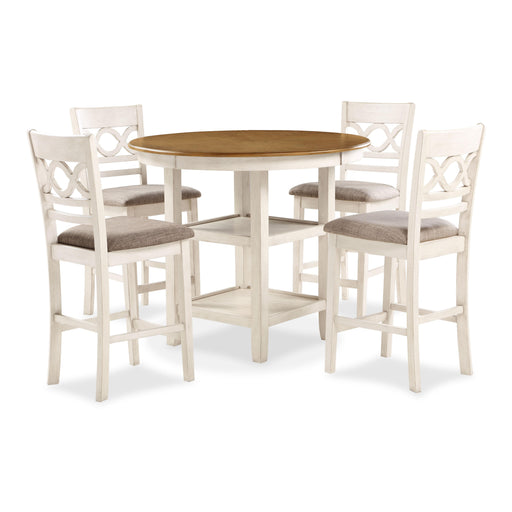 CORI COUNTER 5 PC SET-BISQUE/BROWN - Big's Furniture (NV) - Multi Location