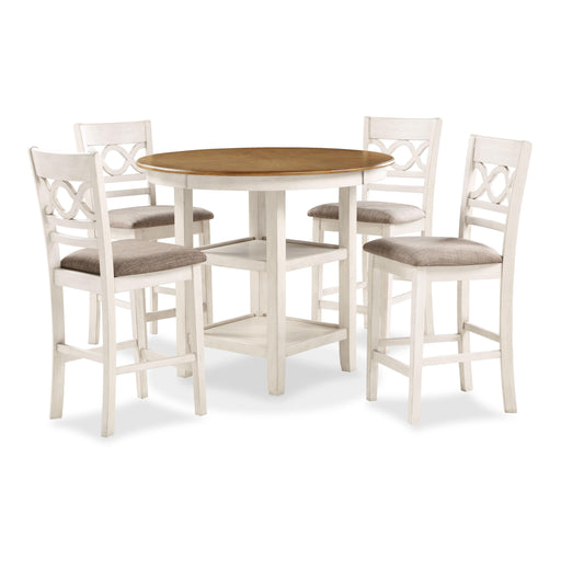 CORI COUNTER 5 PC SET-BISQUE/BROWN - Big's Furniture (NV) - Multi Location