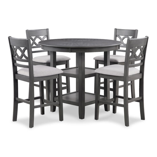 CORI COUNTER 5 PC SET-GRAY - Big's Furniture (NV) - Multi Location