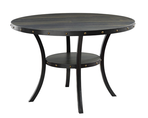 CRISPIN 48" ROUND DINING TABLE-SMOKE - Big's Furniture (NV) - Multi Location