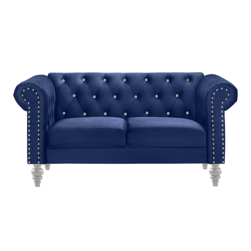 EMMA CRYSTAL LOVESEAT-ROYAL BLUE - Big's Furniture (NV) - Multi Location