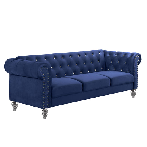 EMMA CRYSTAL SOFA-ROYAL BLUE - Big's Furniture (NV) - Multi Location