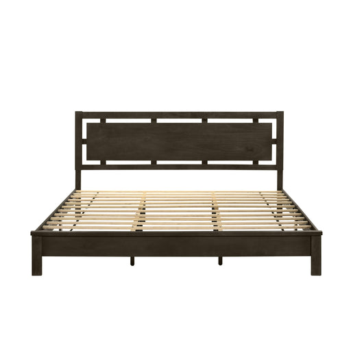 GEMINI 5/0 Q PANEL BED-HB/FB/RAILS-GRAY - Big's Furniture (NV) - Multi Location
