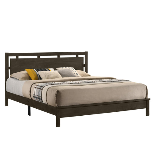 GEMINI 5/0 Q PANEL BED-HB/FB/RAILS-GRAY - Big's Furniture (NV) - Multi Location