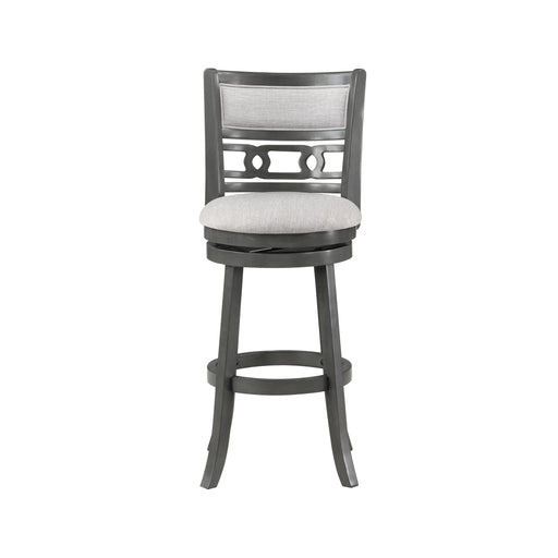 GIA 29" SWIVEL BARSTOOL-GRAY W/GRAY FABRIC SEAT - Big's Furniture (NV) - Multi Location