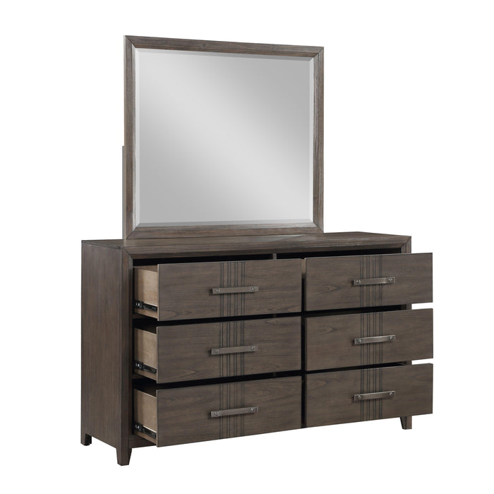 LANDON MIRROR-WALNUT - Big's Furniture (NV) - Multi Location