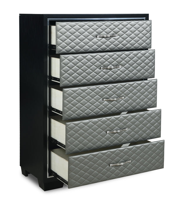 LUXOR CHEST-BLACK/SILVER - Big's Furniture (NV) - Multi Location