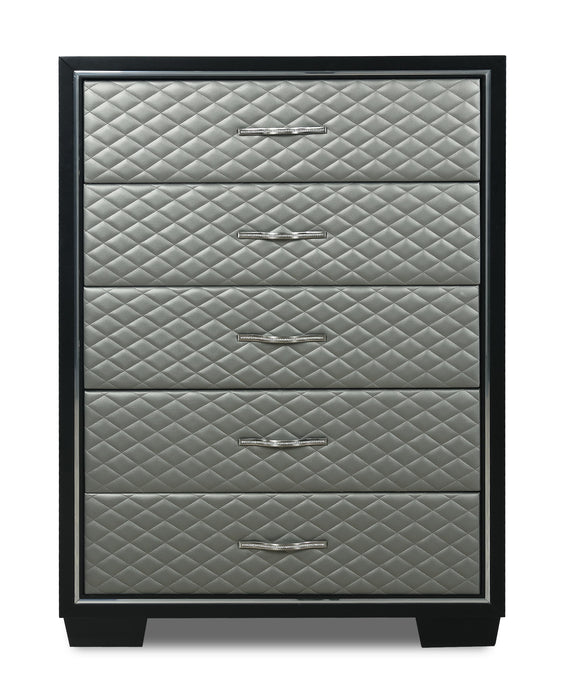LUXOR CHEST-BLACK/SILVER - Big's Furniture (NV) - Multi Location