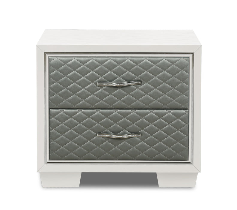 LUXOR NIGHTSTAND-WHITE - Big's Furniture (NV) - Multi Location