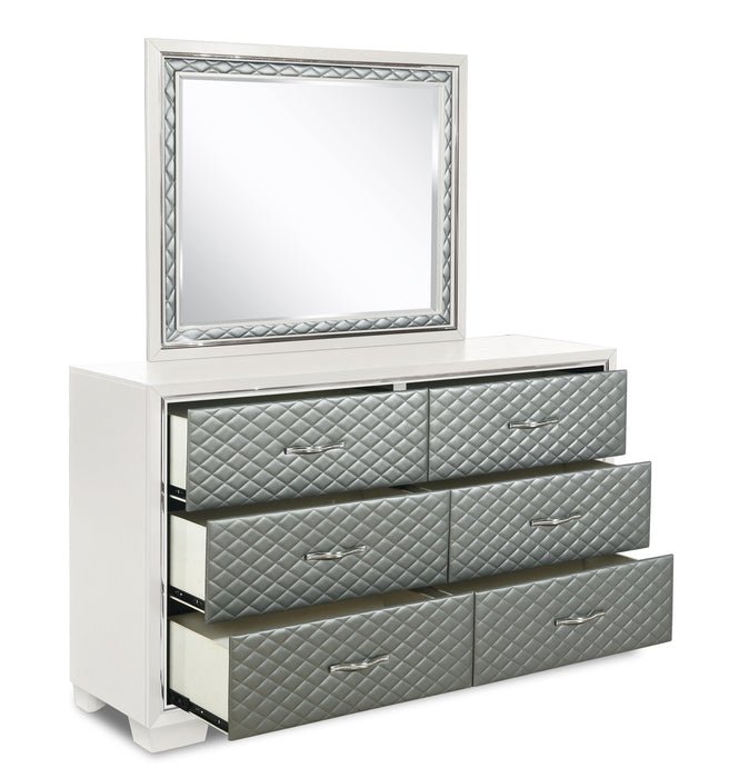 LUXOR MIRROR-WHITE - Big's Furniture (NV) - Multi Location