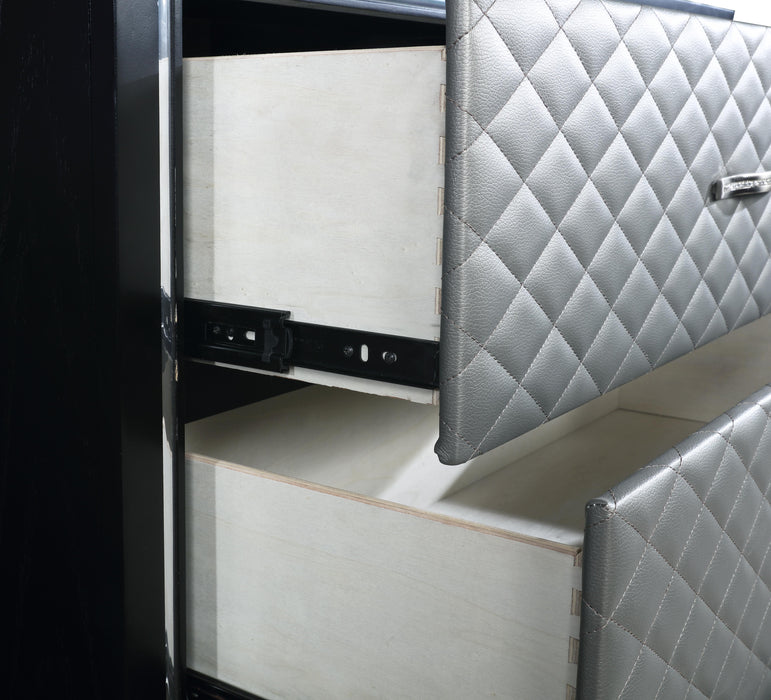 LUXOR CHEST-BLACK/SILVER - Big's Furniture (NV) - Multi Location