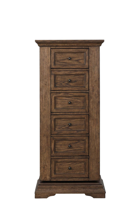 MAR VISTA SWIVEL LINGERIE CHEST W/MIRROR-WALNUT - Big's Furniture (NV) - Multi Location